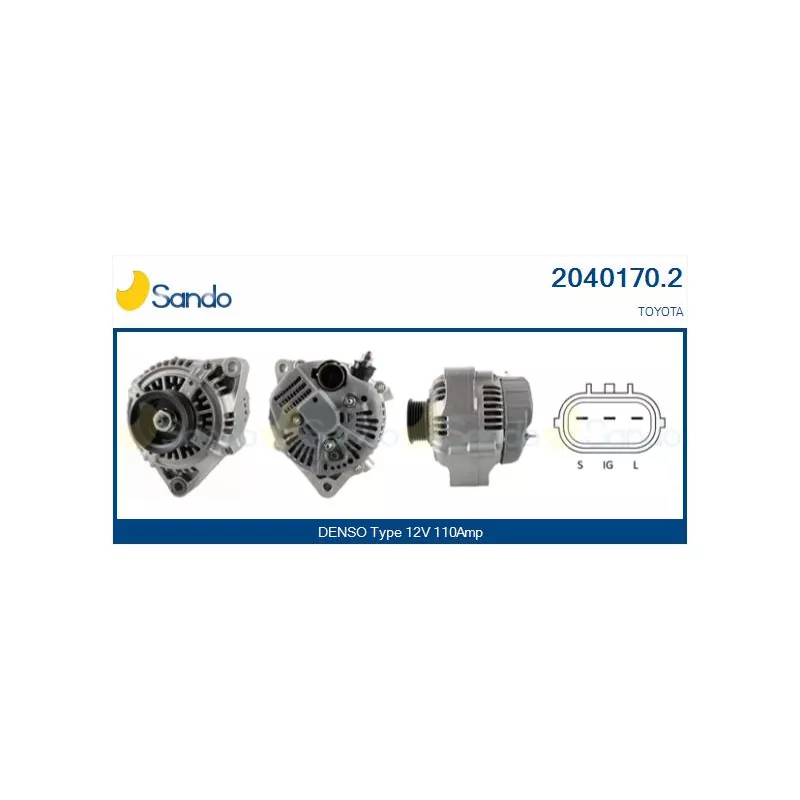 Alternateur SANDO 2040170.2