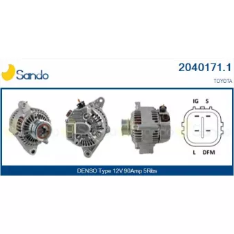 Alternateur SANDO 2040171.1