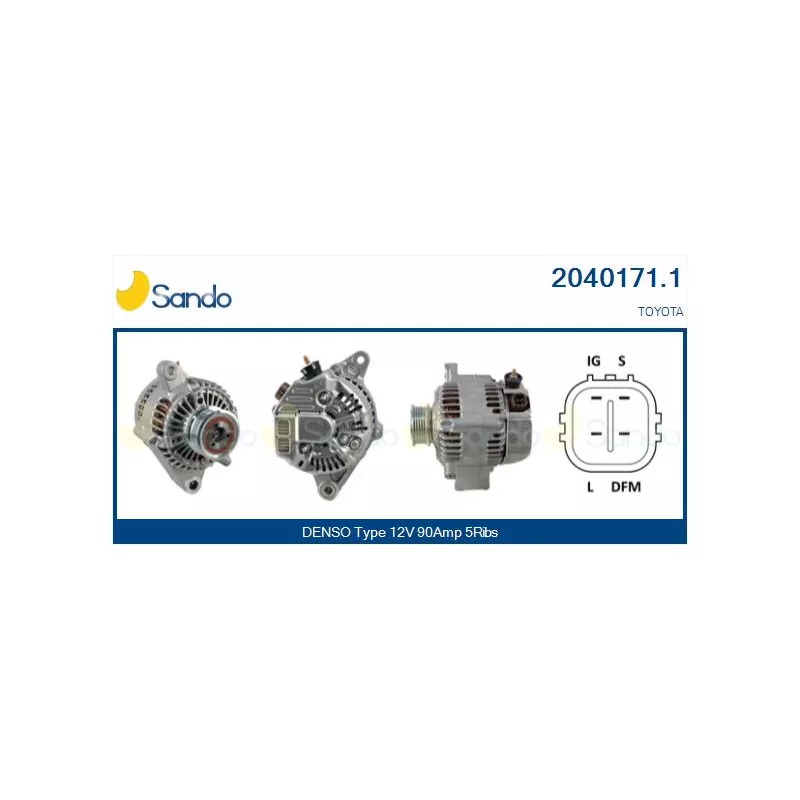 Alternateur SANDO 2040171.1