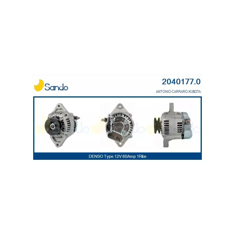 Alternateur SANDO 2040177.0