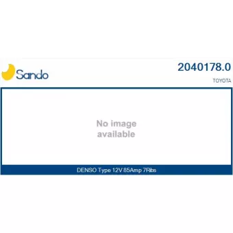 Alternateur SANDO 2040178.0