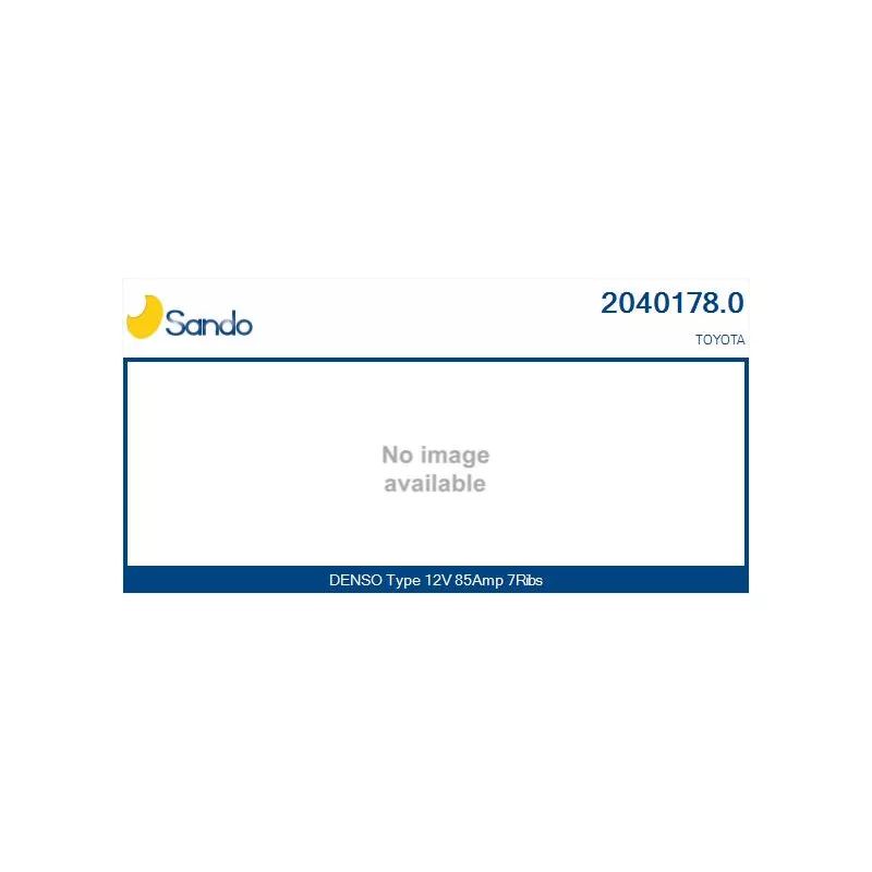 Alternateur SANDO 2040178.0