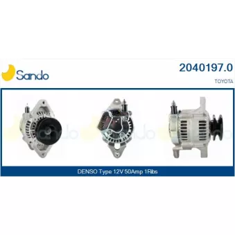 Alternateur SANDO 2040197.0