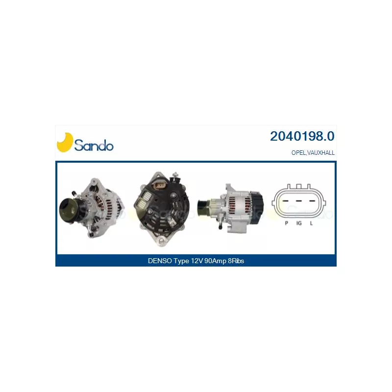 Alternateur SANDO 2040198.0