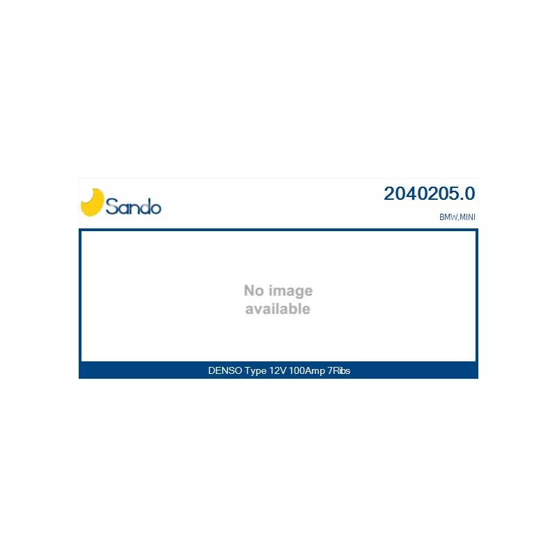 Alternateur SANDO 2040205.0