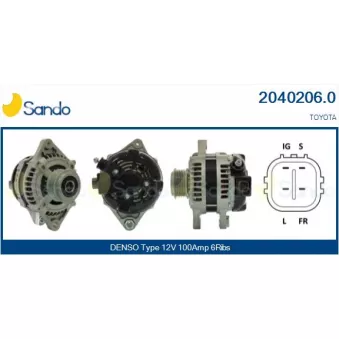Alternateur SANDO 2040206.0