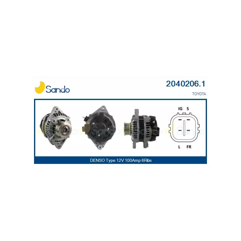 Alternateur SANDO 2040206.1