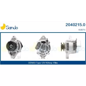 Alternateur SANDO 2040215.0