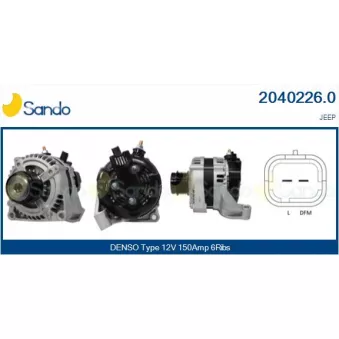 Alternateur SANDO 2040226.0