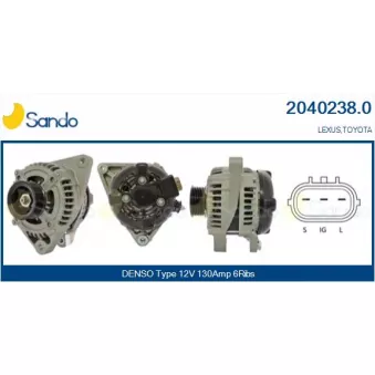 Alternateur SANDO 2040238.0