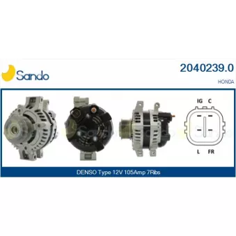 Alternateur SANDO 2040239.0