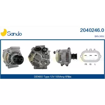 Alternateur SANDO 2040246.0