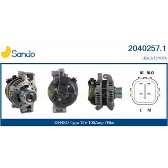 Alternateur SANDO 2040257.1