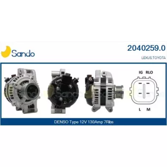 Alternateur SANDO 2040259.0