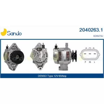 Alternateur SANDO 2040263.1