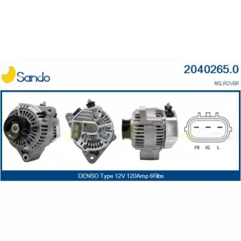 Alternateur SANDO 2040265.0