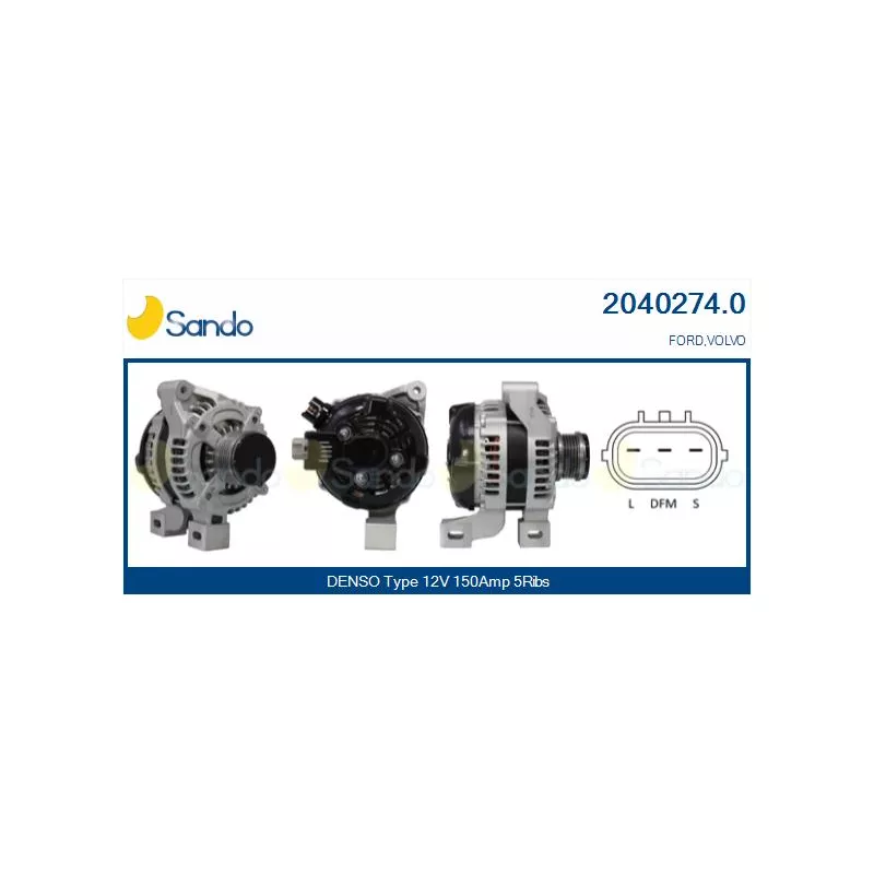 Alternateur SANDO 2040274.0