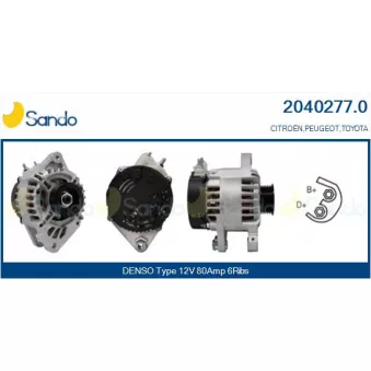 Alternateur SANDO 2040277.0