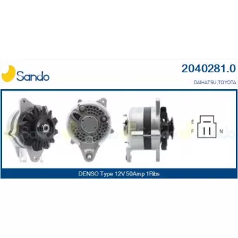 Alternateur SANDO 2040281.0