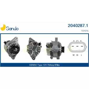 Alternateur SANDO 2040287.1