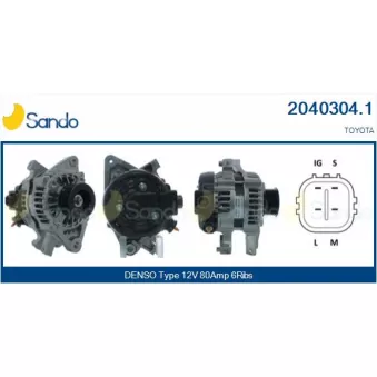Alternateur SANDO 2040304.1