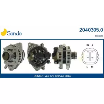 Alternateur SANDO 2040305.0
