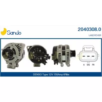 Alternateur SANDO 2040308.0