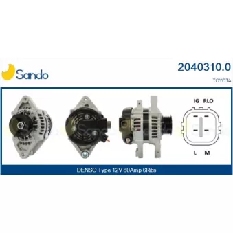 Alternateur SANDO 2040310.0