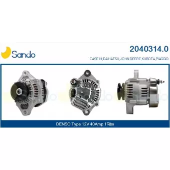 Alternateur SANDO 2040314.0