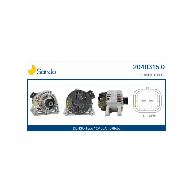 Alternateur SANDO 2040315.0