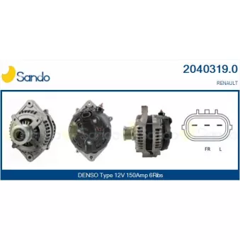 Alternateur SANDO 2040319.0
