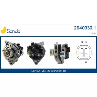 Alternateur SANDO 2040330.1
