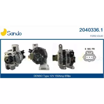 Alternateur SANDO 2040336.1