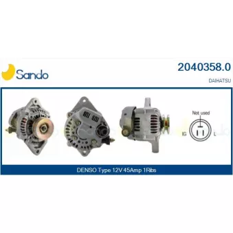 Alternateur SANDO 2040358.0