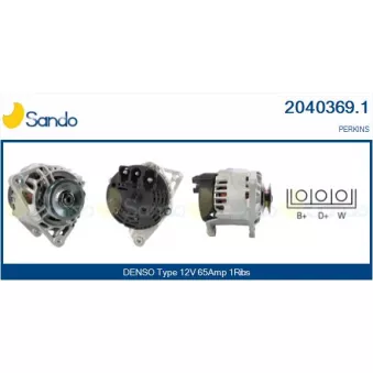 Alternateur SANDO 2040369.1