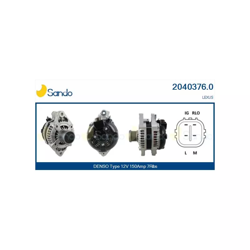 Alternateur SANDO 2040376.0