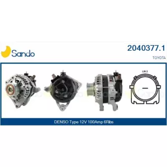 Alternateur SANDO 2040377.1