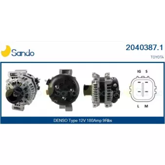 Alternateur SANDO 2040387.1