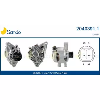 Alternateur SANDO 2040391.1