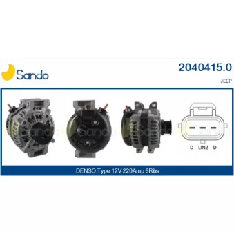 Alternateur SANDO 2040415.0