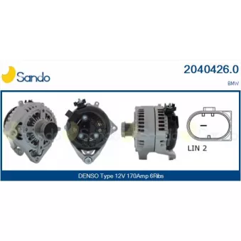 Alternateur SANDO 2040426.0