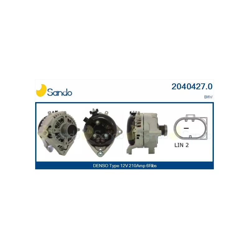 Alternateur SANDO 2040427.0