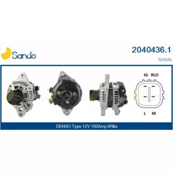Alternateur SANDO 2040436.1