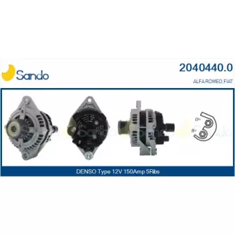 Alternateur SANDO 2040440.0