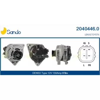 Alternateur SANDO 2040446.0