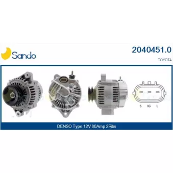 Alternateur SANDO 2040451.0