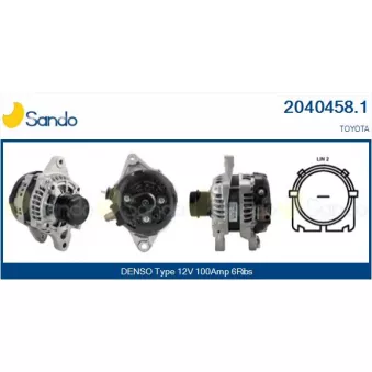 Alternateur SANDO 2040458.1