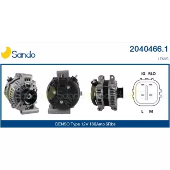 Alternateur SANDO 2040466.1