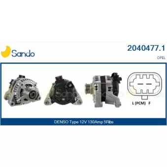 Alternateur SANDO 2040477.1