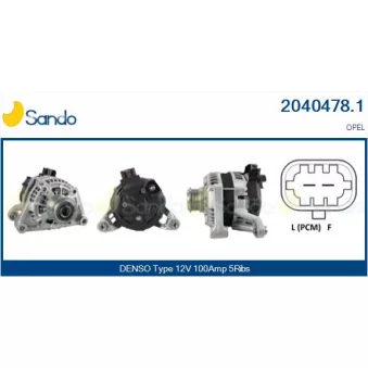 Alternateur SANDO 2040478.1